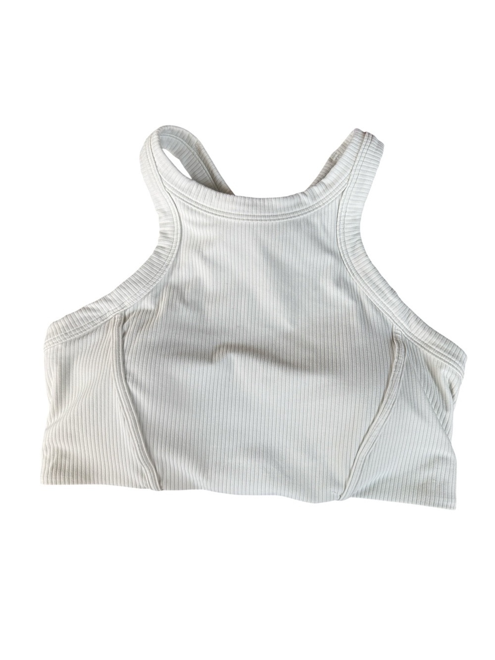 lululemon athletica Ribbed High-Neck Tank Top in White